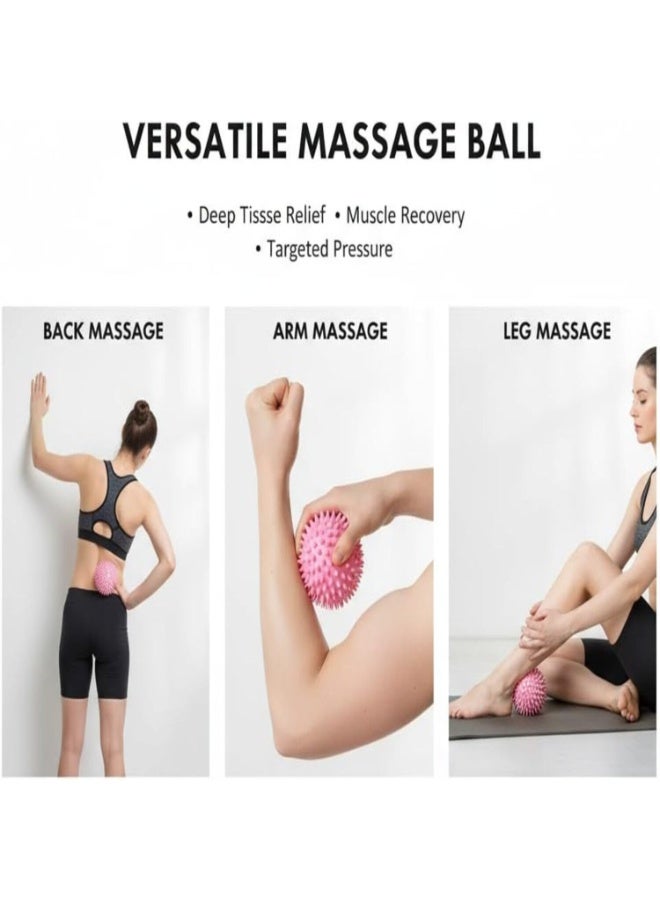LYNLYN 2pcs Spiky Massage Ball Set, Foot & Body Massage Balls for Muscle Relaxation, Grip Training and Daily Recovery (7.5CM) - Image 5